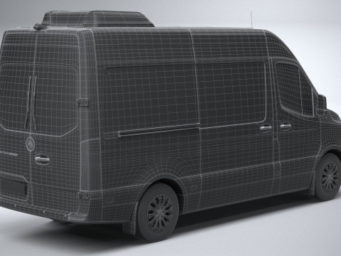 Mercedes-Benz Sprinter Passenger L2H2 2025 Modelo 3D