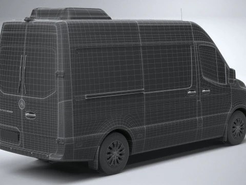 Mercedes-Benz Sprinter Passenger L2H2 2025 3D Model