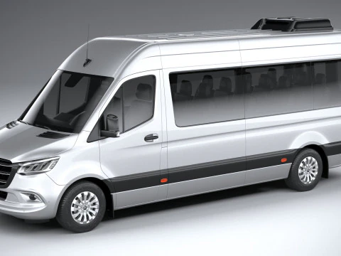 Mercedes-Benz Sprinter Passeggero L3H2 2025 Modello 3D