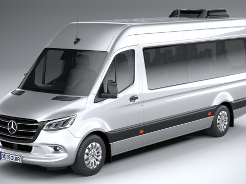 Mercedes-Benz Sprinter Passenger L3H2 2025 3D 模型