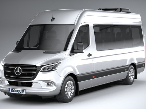 Mercedes-Benz Sprinter Passenger L3H2 2025 3D 模型