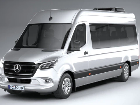 Mercedes-Benz Sprinter Passenger L3H2 2025 3D Model
