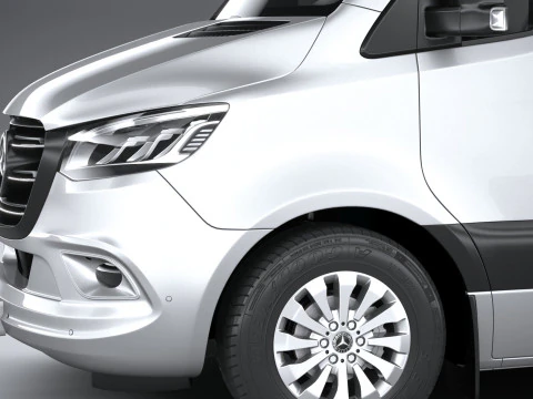 Mercedes-Benz Sprinter Passenger L3H2 2025 3D Model