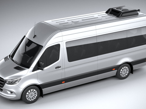 Mercedes-Benz Sprinter Passenger L3H2 2025 3D 模型