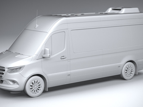 Mercedes-Benz Sprinter Passenger L3H2 2025 3D 模型