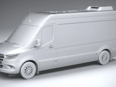 Mercedes-Benz Sprinter Passenger L3H2 2025 3D Model