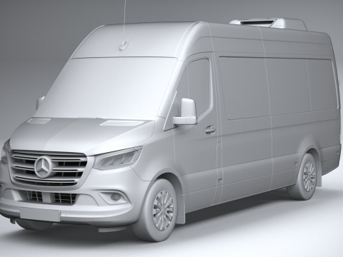 Mercedes-Benz Sprinter Passenger L3H2 2025 3D 模型