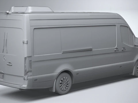 Mercedes-Benz Sprinter Passenger L3H2 2025 3D Model