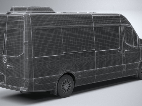 Mercedes-Benz Sprinter Passenger L3H2 2025 3D 模型