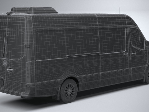 Mercedes-Benz Sprinter Passenger L3H2 2025 3D 模型