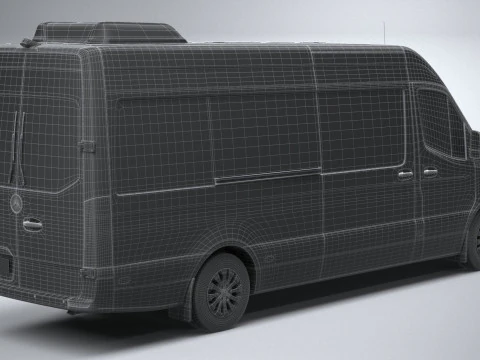 Mercedes-Benz Sprinter Passenger L3H2 2025 3D Model
