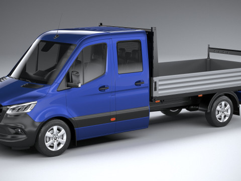 Mercedes-Benz Sprinter Pickup Long 2025 3D-Modell