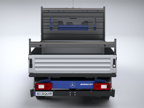 Mercedes-Benz Sprinter Pickup Long 2025 3D Model