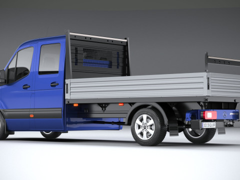 Mercedes-Benz Sprinter Pickup Long 2025 3D Model