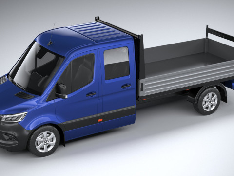 Mercedes-Benz Sprinter Pickup Long 2025 3D Model