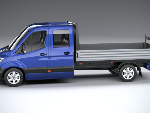 Mercedes-Benz Sprinter Pickup Long 2025 3D Model