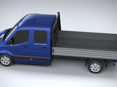 Mercedes-Benz Sprinter Pickup Long 2025 3D Model