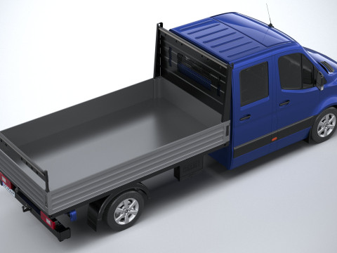 Mercedes-Benz Sprinter Pickup Long 2025 3D Model