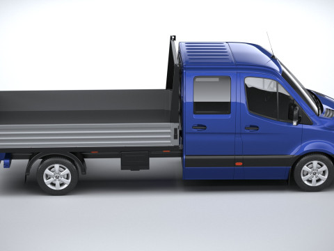 Mercedes-Benz Sprinter Pickup Long 2025 3D Model