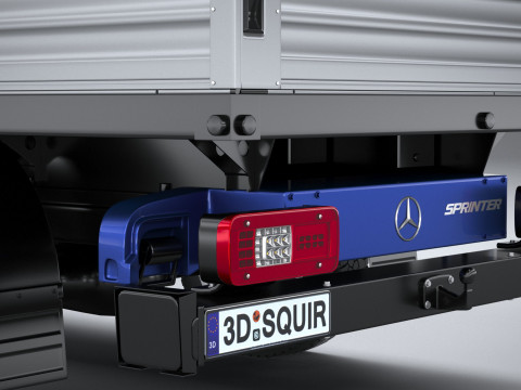 Mercedes-Benz Sprinter Pickup Long 2025 3D Model