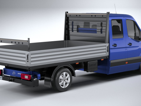Mercedes-Benz Sprinter Pickup Long 2025 3D Model