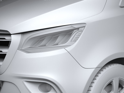 Mercedes-Benz Sprinter Pickup Long 2025 3D Model