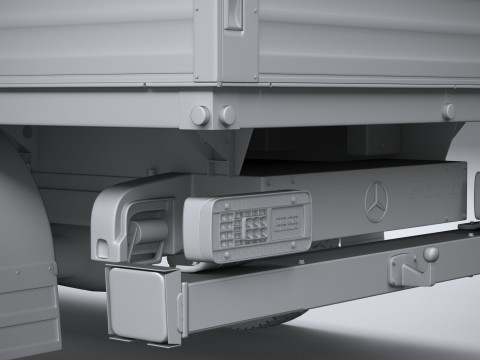 Mercedes-Benz Sprinter Pickup Long 2025 3D Model