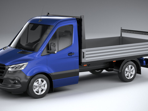 Mercedes-Benz Sprinter Pickup short 2025 3D Model