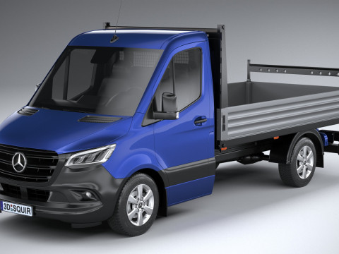 Mercedes-Benz Sprinter Pickup short 2025 3Dモデル