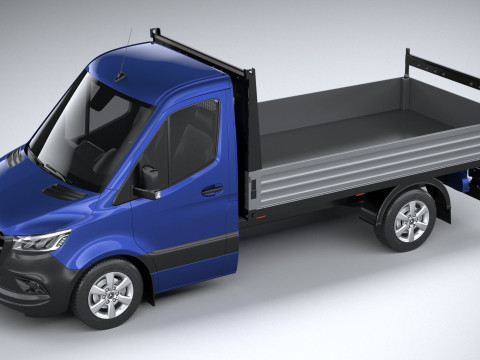 Mercedes-Benz Sprinter Pickup short 2025 3Dモデル