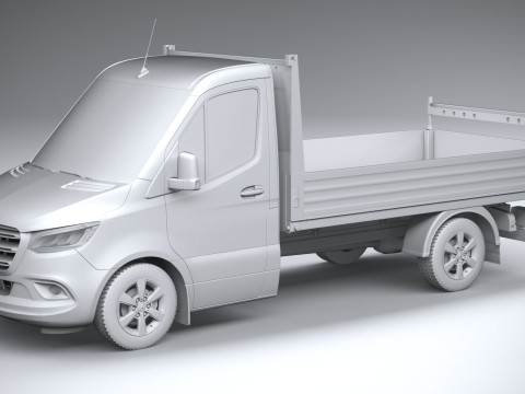 Mercedes-Benz Sprinter Pickup short 2025 3Dモデル