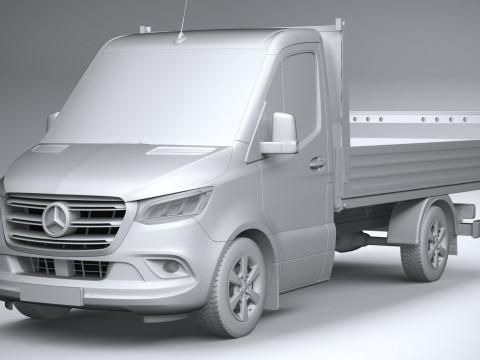 Mercedes-Benz Sprinter Pickup short 2025 3Dモデル