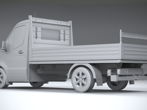 Mercedes-Benz Sprinter Pickup short 2025 3Dモデル
