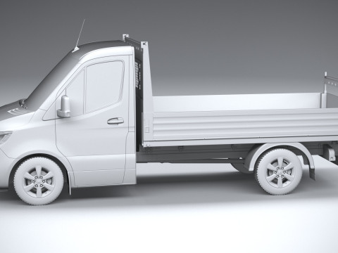 Mercedes-Benz Sprinter Pickup short 2025 3Dモデル