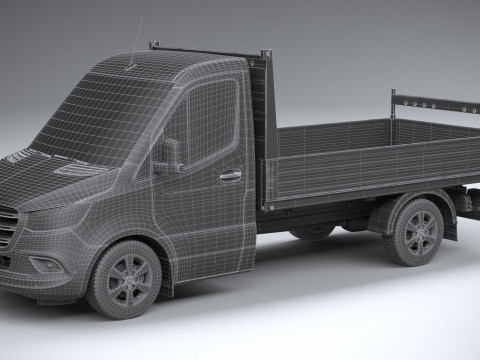 Mercedes-Benz Sprinter Pickup short 2025 3Dモデル