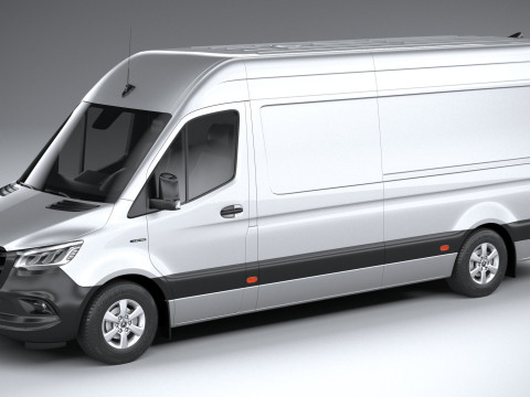 Mercedes-Benz Sprinter Van Long 2025 Modelo 3D