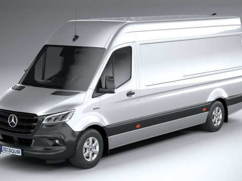 Mercedes-Benz Sprinter Van Long 2025 3D 모델