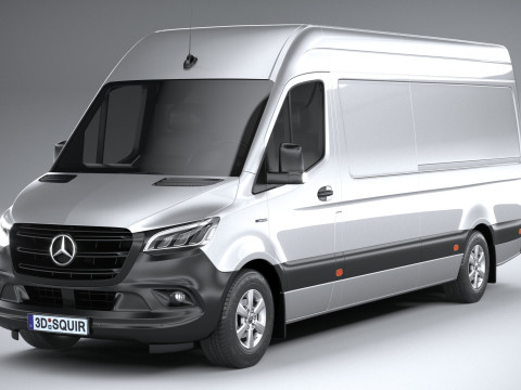 Mercedes-Benz Sprinter Van Long 2025 3D 모델