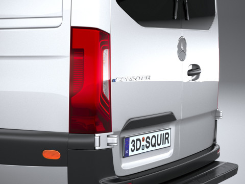 Mercedes-Benz Sprinter Van Long 2025 3D 모델