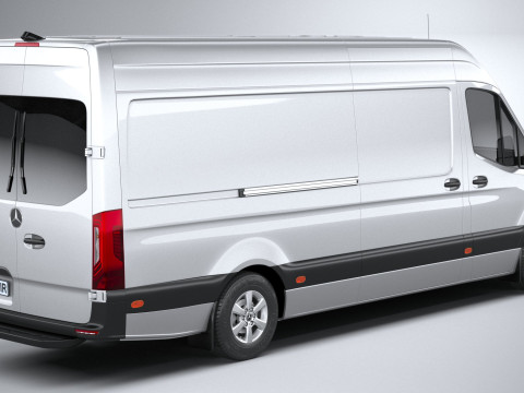 Mercedes-Benz Sprinter Van Long 2025 3D 모델