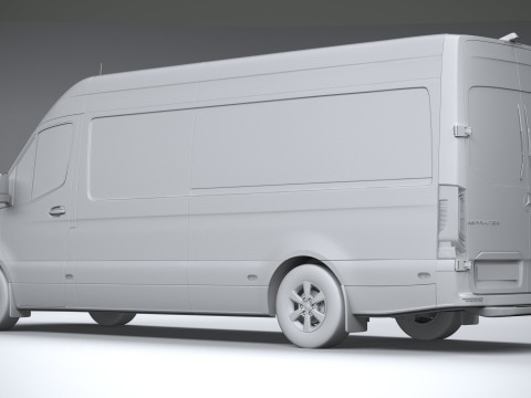 Mercedes-Benz Sprinter Van Long 2025 3D 모델