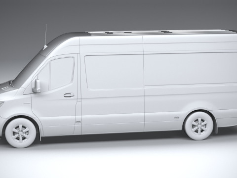 Mercedes-Benz Sprinter Van Long 2025 3D 모델