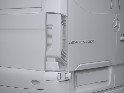 Mercedes-Benz Sprinter Van Long 2025 3D 모델