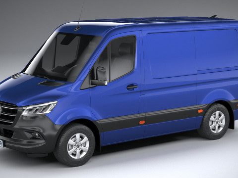 Mercedes-Benz Sprinter Van Short 2025 3D Модель