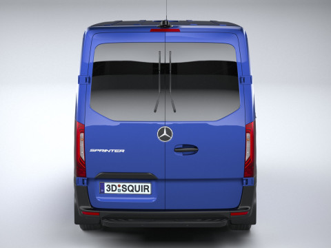 Mercedes-Benz Sprinter Van Short 2025 Modelo 3D