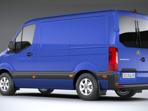 Mercedes-Benz Sprinter Van Short 2025 Modelo 3D