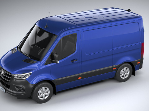 Mercedes-Benz Sprinter Van Short 2025 Modelo 3D