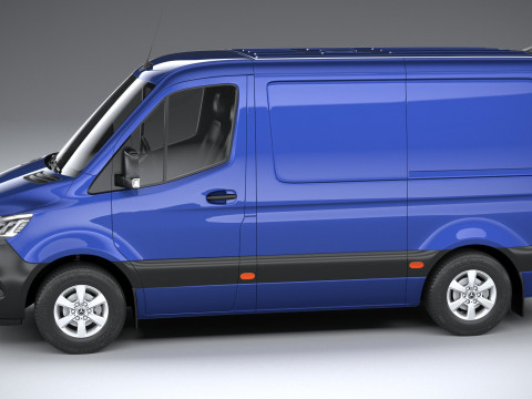 Mercedes-Benz Sprinter Van Short 2025 Modelo 3D