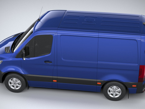 Mercedes-Benz Sprinter Van Short 2025 Modelo 3D