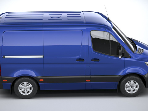 Mercedes-Benz Sprinter Van Short 2025 Modelo 3D